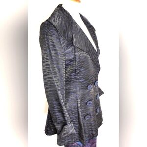 VINTAGE DOUBLE BREASTED PEPLUM JACKET